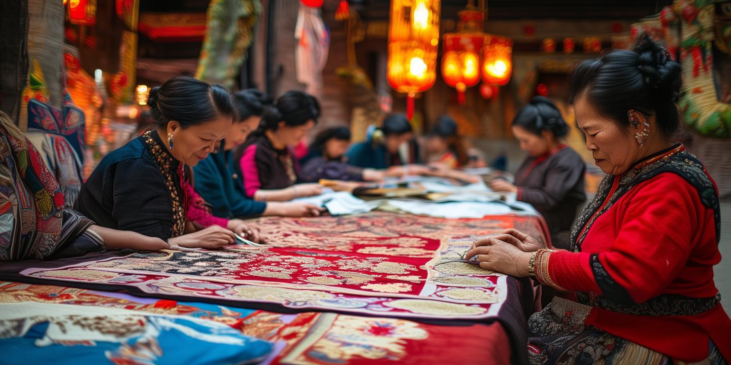 太康县七夕巧女赛:复活古俗,传承传统女红技艺