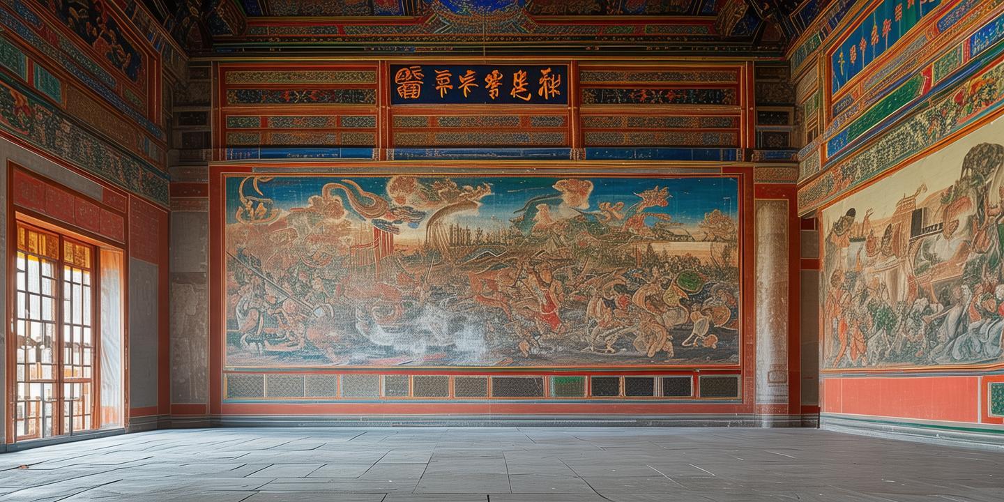 周口关帝庙百年大修完工,清代彩绘壁画惊艳亮相,300平方米历史画卷重焕生机